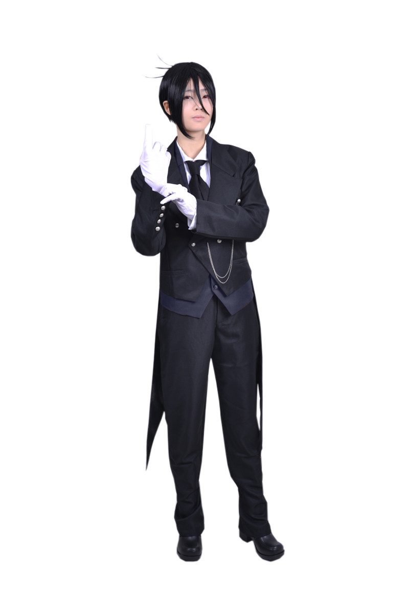 执事巴斯蒂西装燕尾服动漫cosplay男装现货cosplay男装