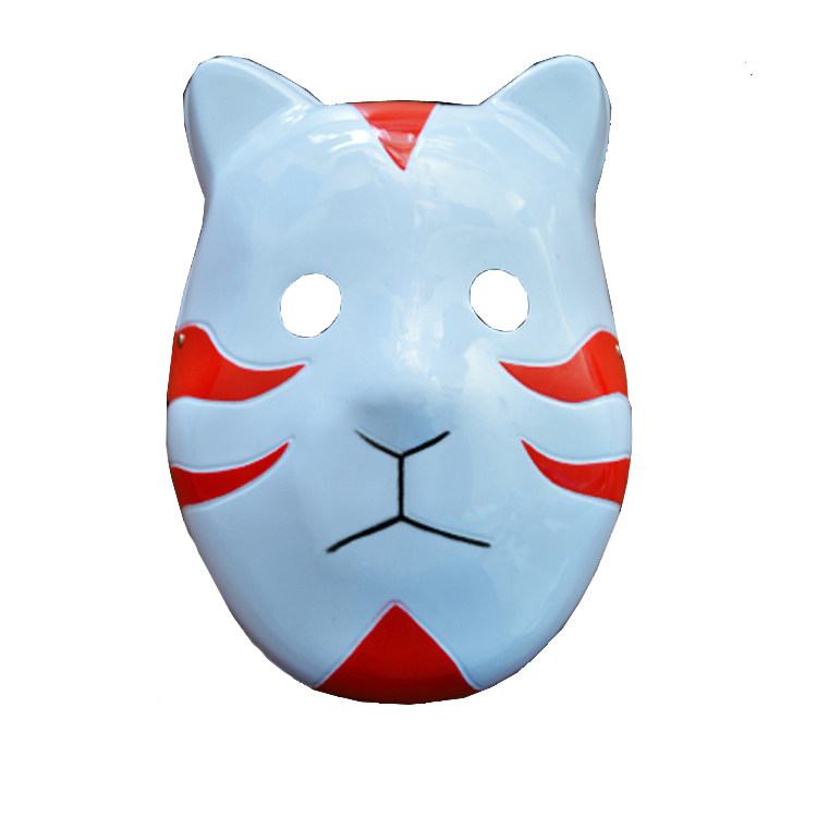 火影忍者旗木卡卡西暗部猫脸狐狸面具动漫cosplay配件现货cosplay配件