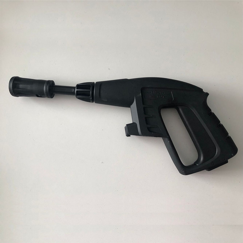 短枪头亿力洗车机配件原装高压水枪喷头两种水型洗车水枪