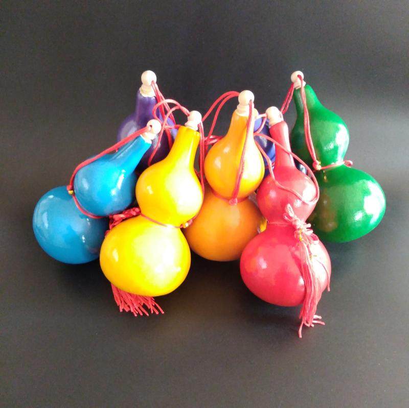 葫芦天然七彩小开开口儿童七色葫芦娃孩子礼物葫芦