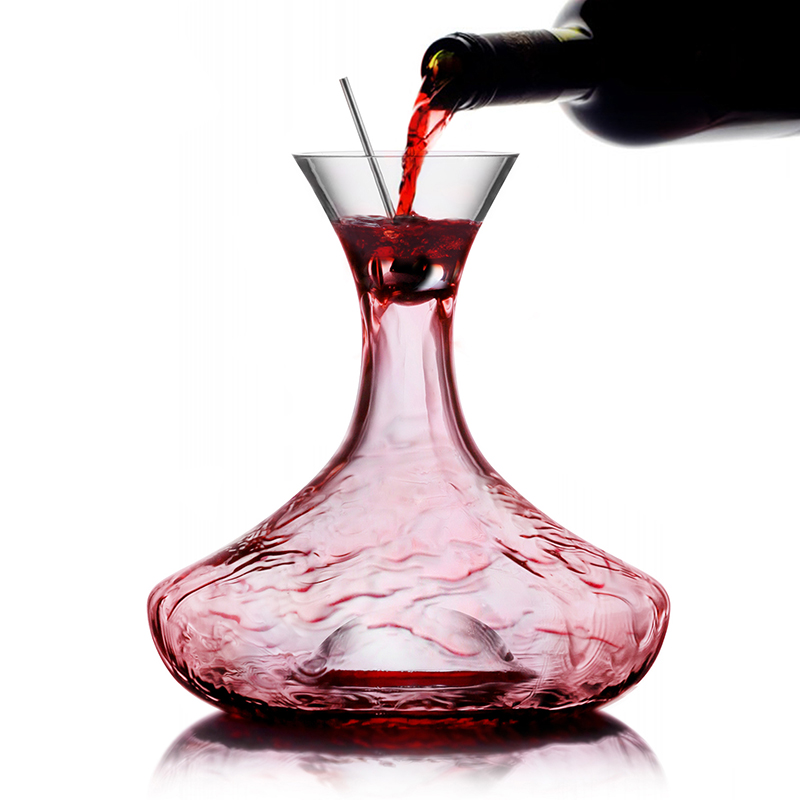 酒器duvino创意瀑布红酒醒酒套装家用水晶玻璃醒酒器