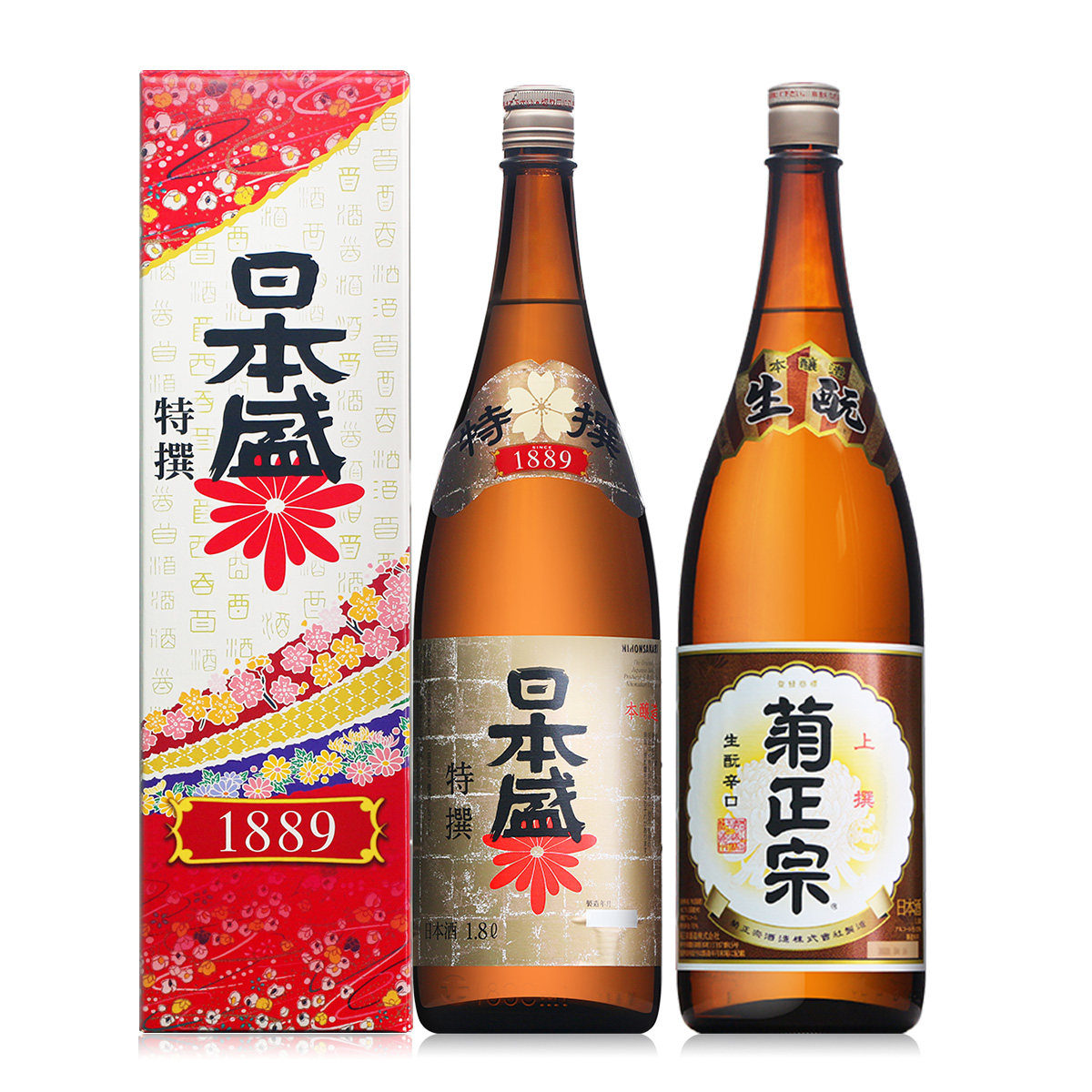 日本特选菊正宗清酒18l原装进口低度微醺酿造发酵清酒
