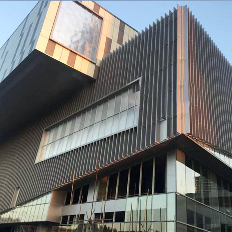 厂家直销定制单板方通氟碳雕花镂空冲孔幕墙铝板