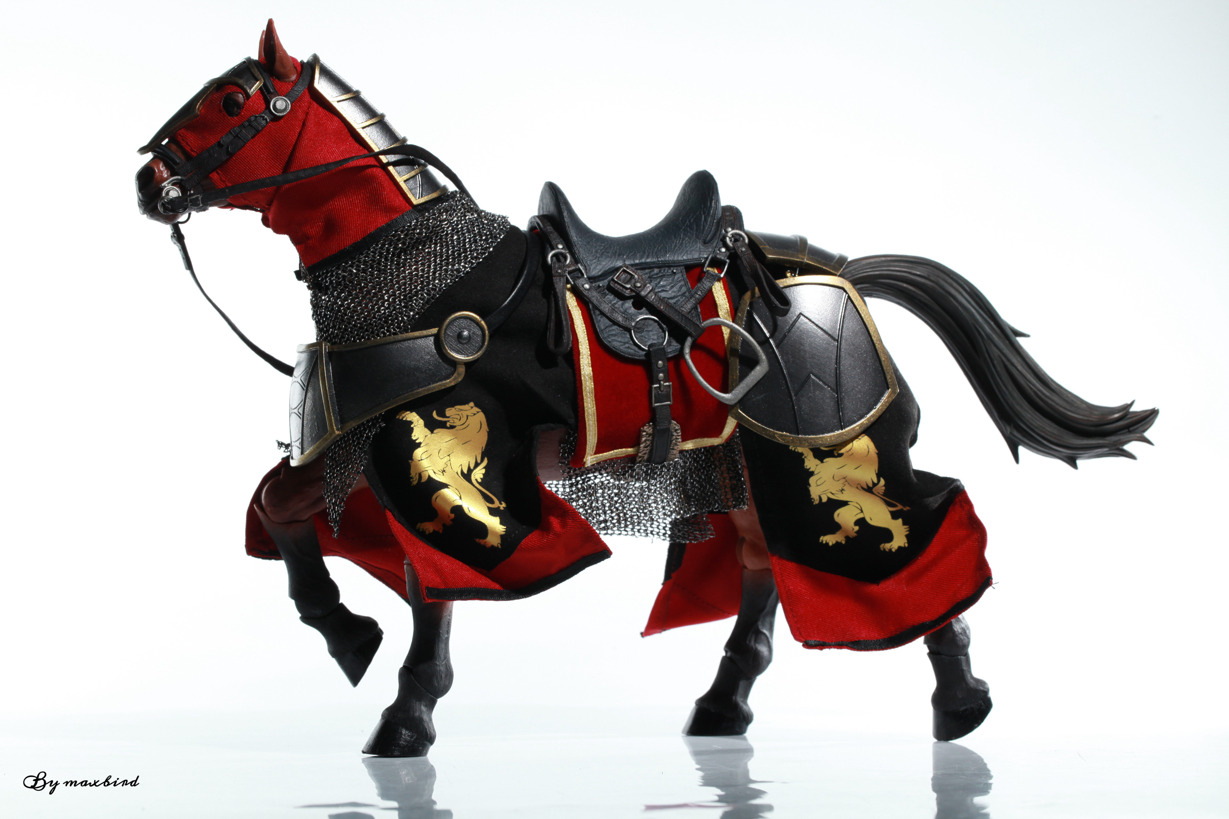 马衣精灵锻造预购四骑士神话军团狮团装甲盔甲手办