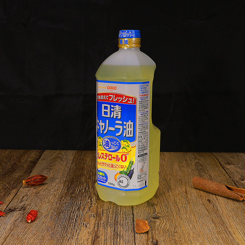 日本进口日清菜籽油健康厨房烹饪炒菜调和油油腻菜籽油