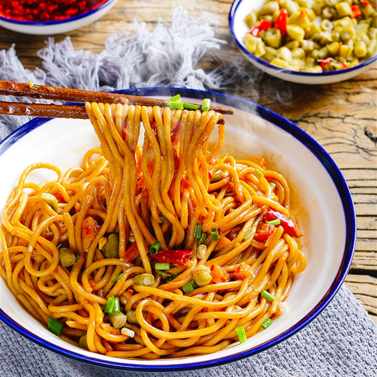 厨娘武汉热干面碱面条凉面方便速食早餐185g面条