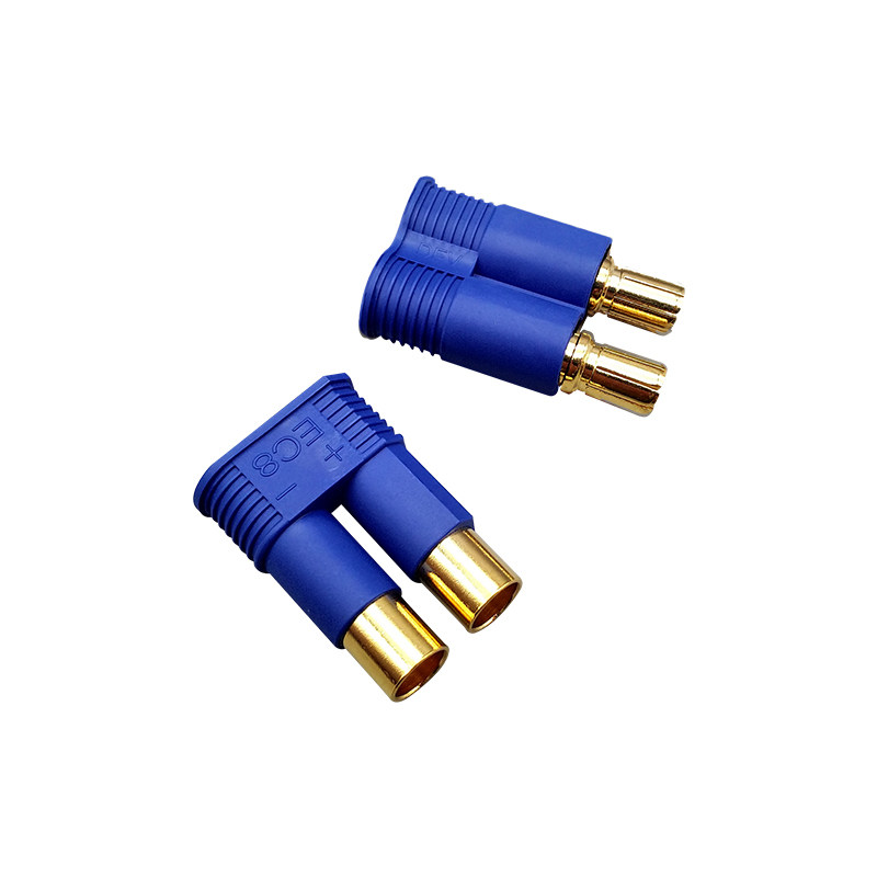 ec8航模无人机插头 大电流100a 动力电池组 汽车启动电源连接器 - 爱