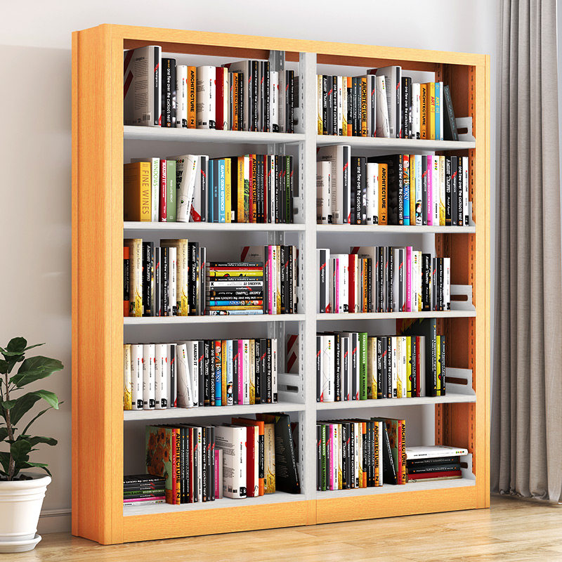 书架钢木图书馆书籍铁架学校书店办公室家用简约图书音像货架
