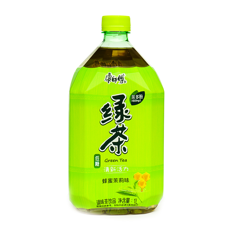 康师傅绿茶1l12瓶整箱大瓶绿茶康师傅蜂蜜茉莉味江浙沪皖包邮