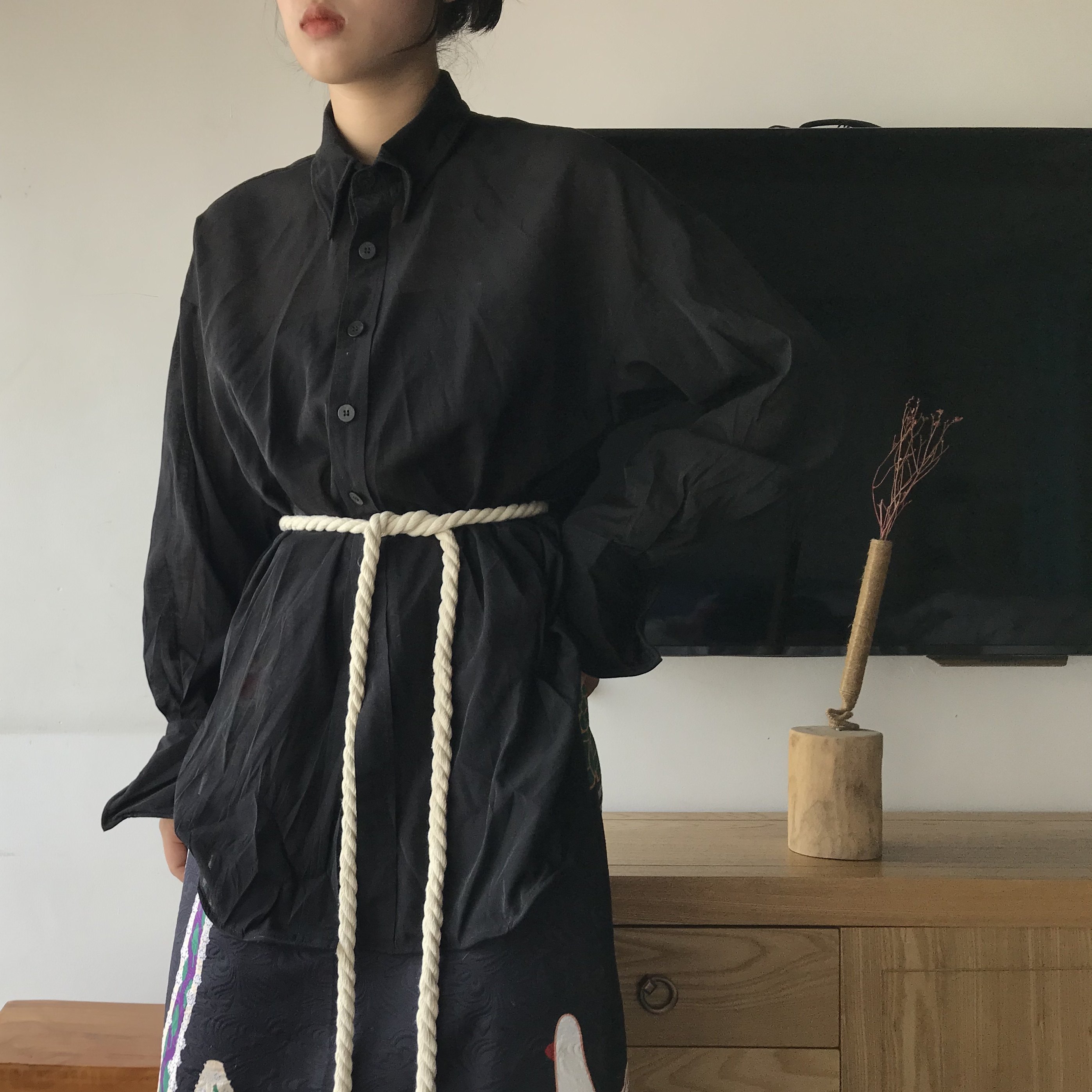 腰带三环环路自制麻绳几种系法等你解锁超长腰带