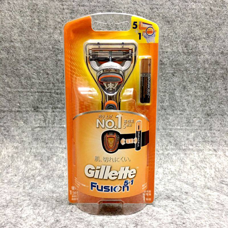 吉列fusionpower锋速锋隐动力剃须刀日本包装剃须刀