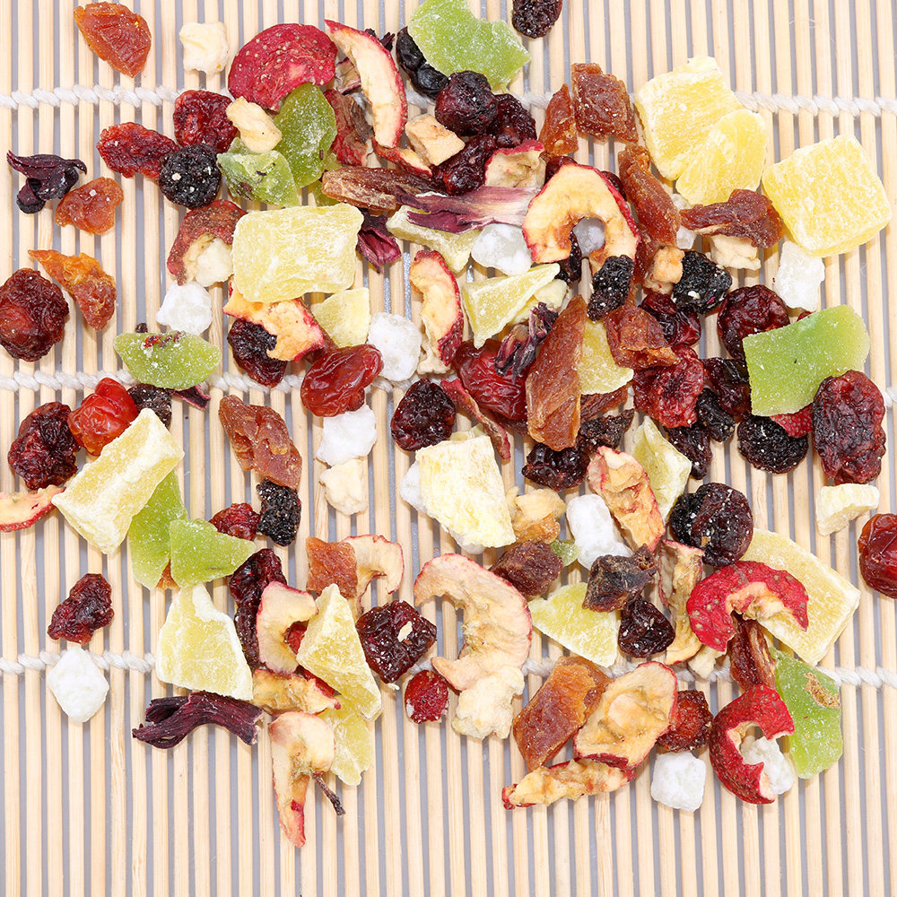 茶果水果干花果茶包手工手工洛神花茶袋装组合冻干速溶水果块茶