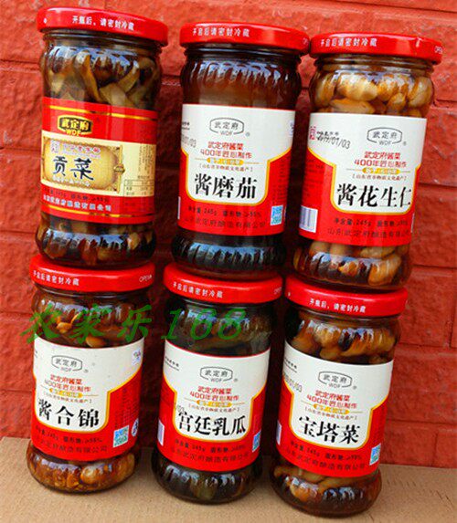 武定下饭四瓶香脆开胃咸菜莴笋莴苣惠民特产酱菜