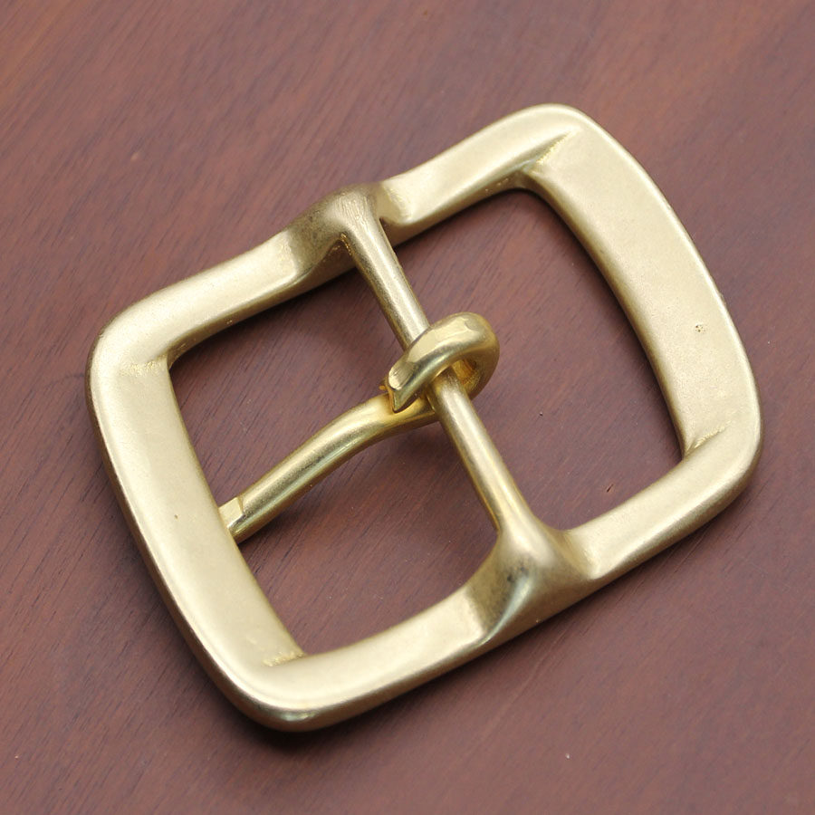 扣头黄铜皮带皮带扣纯铜腰带日字40mm针扣手工皮带扣