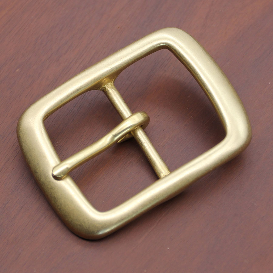 扣头黄铜皮带皮带扣纯铜腰带日字40mm针扣手工皮带扣