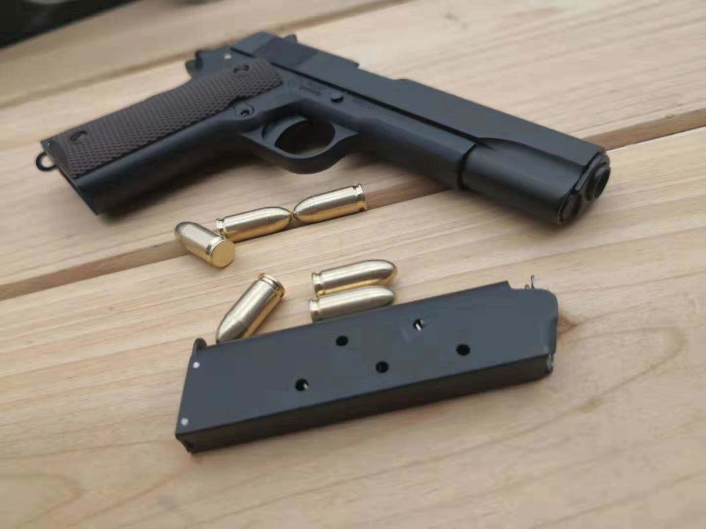 205合金帝国柯尔尔特m1911军迷金属可拆卸抛壳枪其他模型玩具