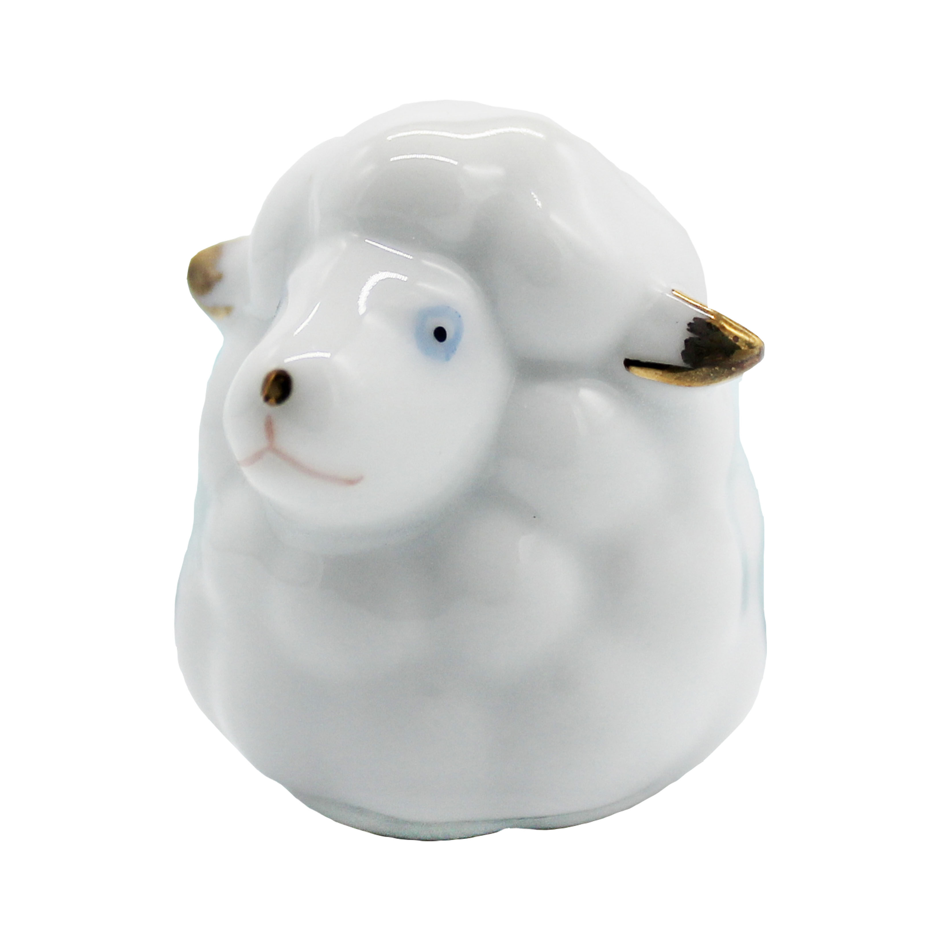 小绵羊摆件装饰品创意手工陶瓷可爱卡通桌面摆饰摆件