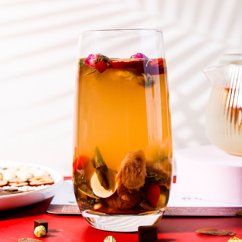 中和阿胶红参枸杞玫瑰花菊花调理养生女人寒宫养生茶