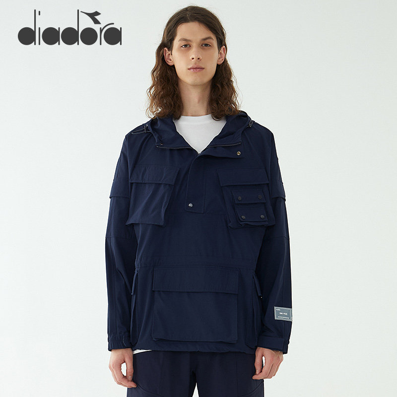 diadora迪亚多纳男子春夏外套男士潮流复古运动休闲夹克运动茄克