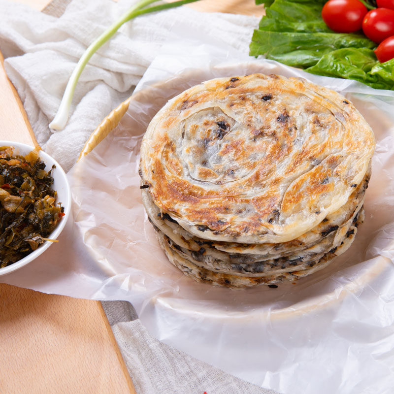 台公子宁波风味梅干菜饼手抓饼家庭装包邮早餐煎饼冷冻食品半成品