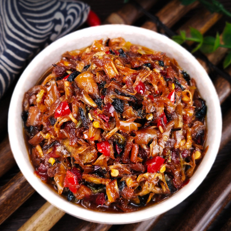 湘西外婆干菜湖南下饭菜开胃菜香辣酱菜农家自制腌制