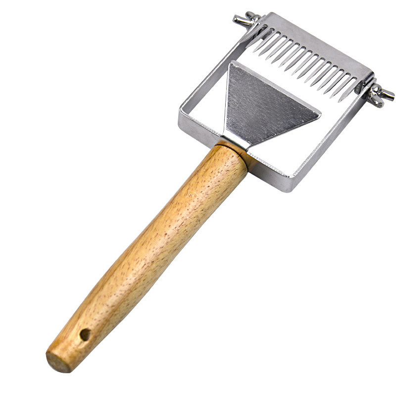 多功能割蜜叉2019新型不锈钢锋利超薄割蜜刀割蜡盖专用养蜜蜂工具