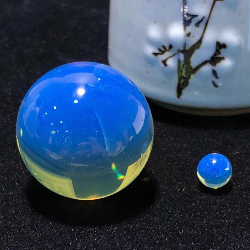 蓝珀世家天然蓝珀珠子手串牌子吊坠戒指耳钉琥珀蜜蜡原料直播选货