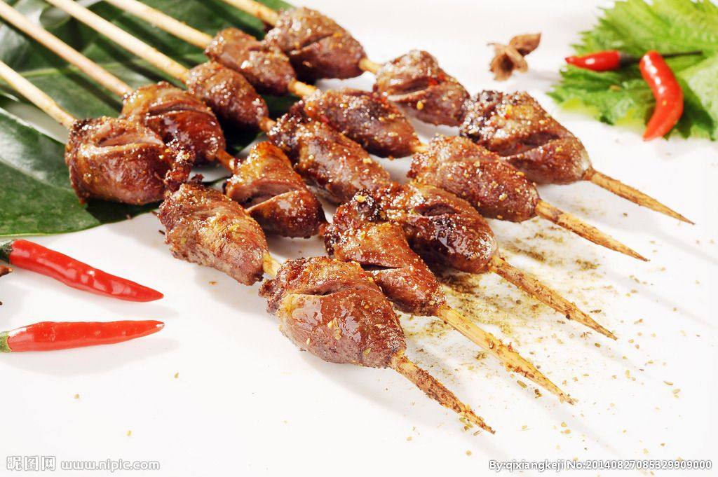 新鲜500g包邮三斤食材兔心火锅冒菜串串烧烤其它生肉制品