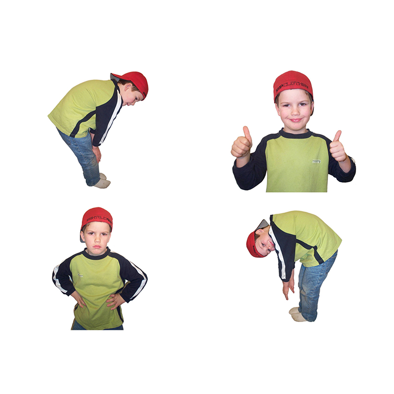 动作模仿塑封卡片自闭症孤独症发育迟缓配合合力玩具挂图