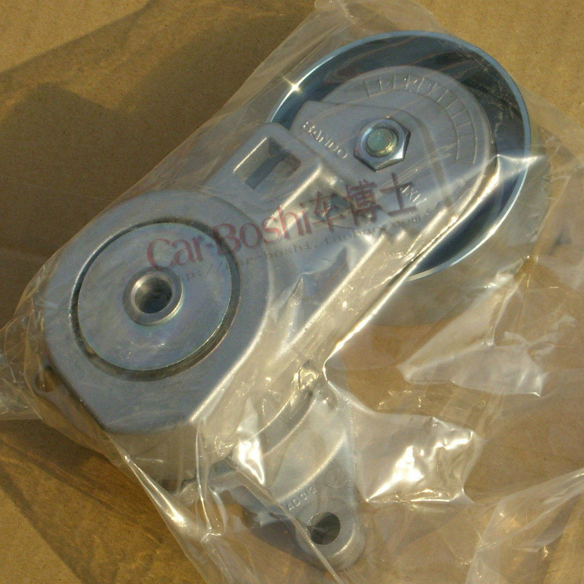 三菱纯正零件北京欧蓝德风扇皮带涨紧轮戈蓝菱绅涨紧轮