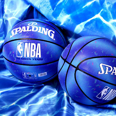 斯伯丁官方正品星空海洋限量版比赛七号室外水泥地软皮学生篮球