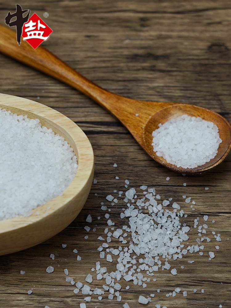 食用中盐粗盐大粒盐焗泡菜腌制制盐海盐正品食盐
