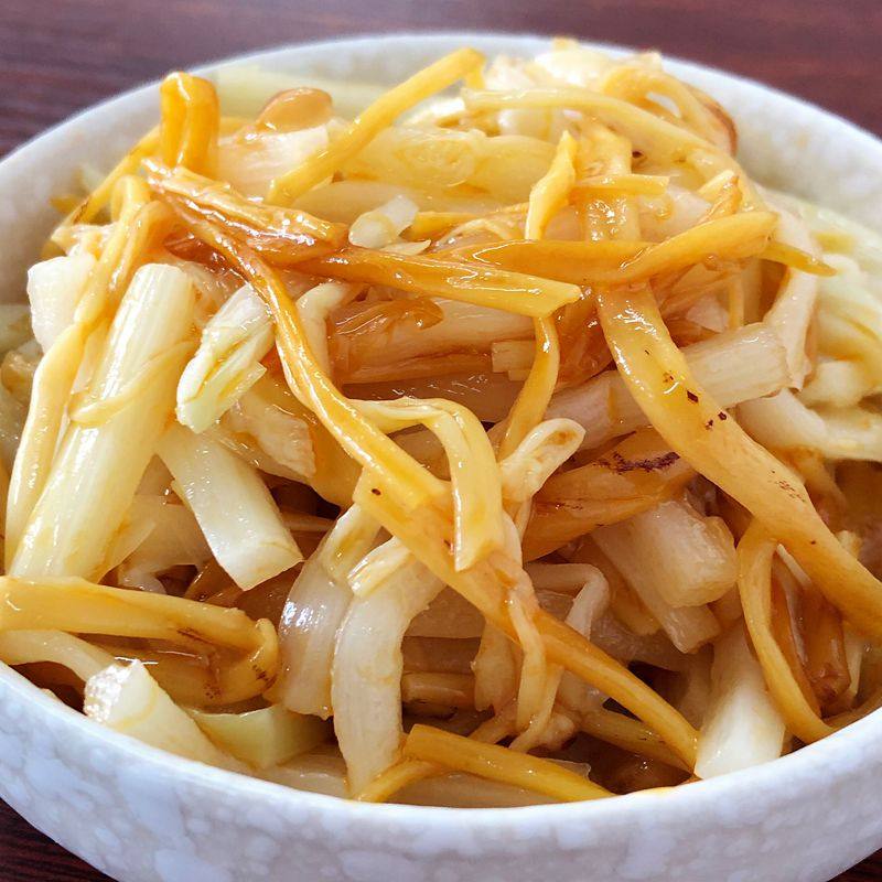 笋丝下饭咸菜冷菜即食酒店金针菇芽芽麻辣500g腌制