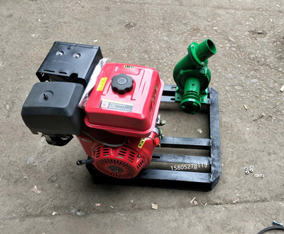 小型抽沙泵吸砂泵家用4寸汽油机水泵水泵