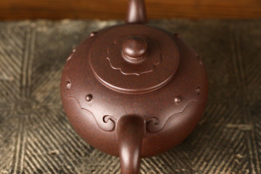 宜兴紫砂名家陈洪军洪军手工紫砂壶慕古300ml茶壶