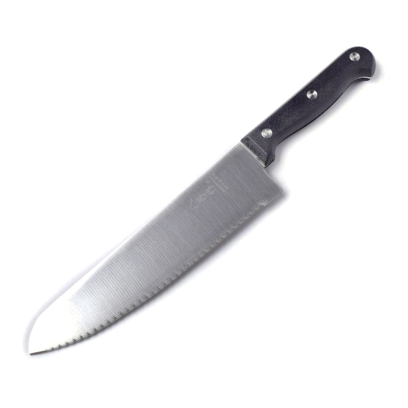 十八子作冻肉刀 家用菜刀切肉刀 不锈钢锯齿刀带牙刀冷冻肉切片刀