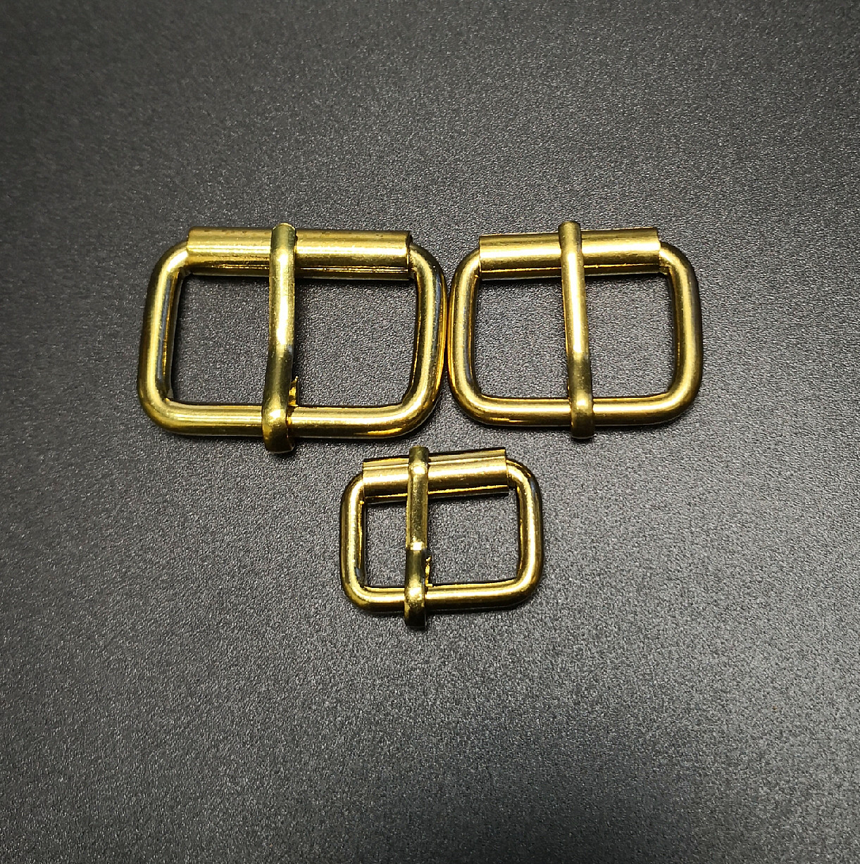 纯黄铜口字针扣 纯铜男女背带皮带扣头简约款牛皮具箱包配件