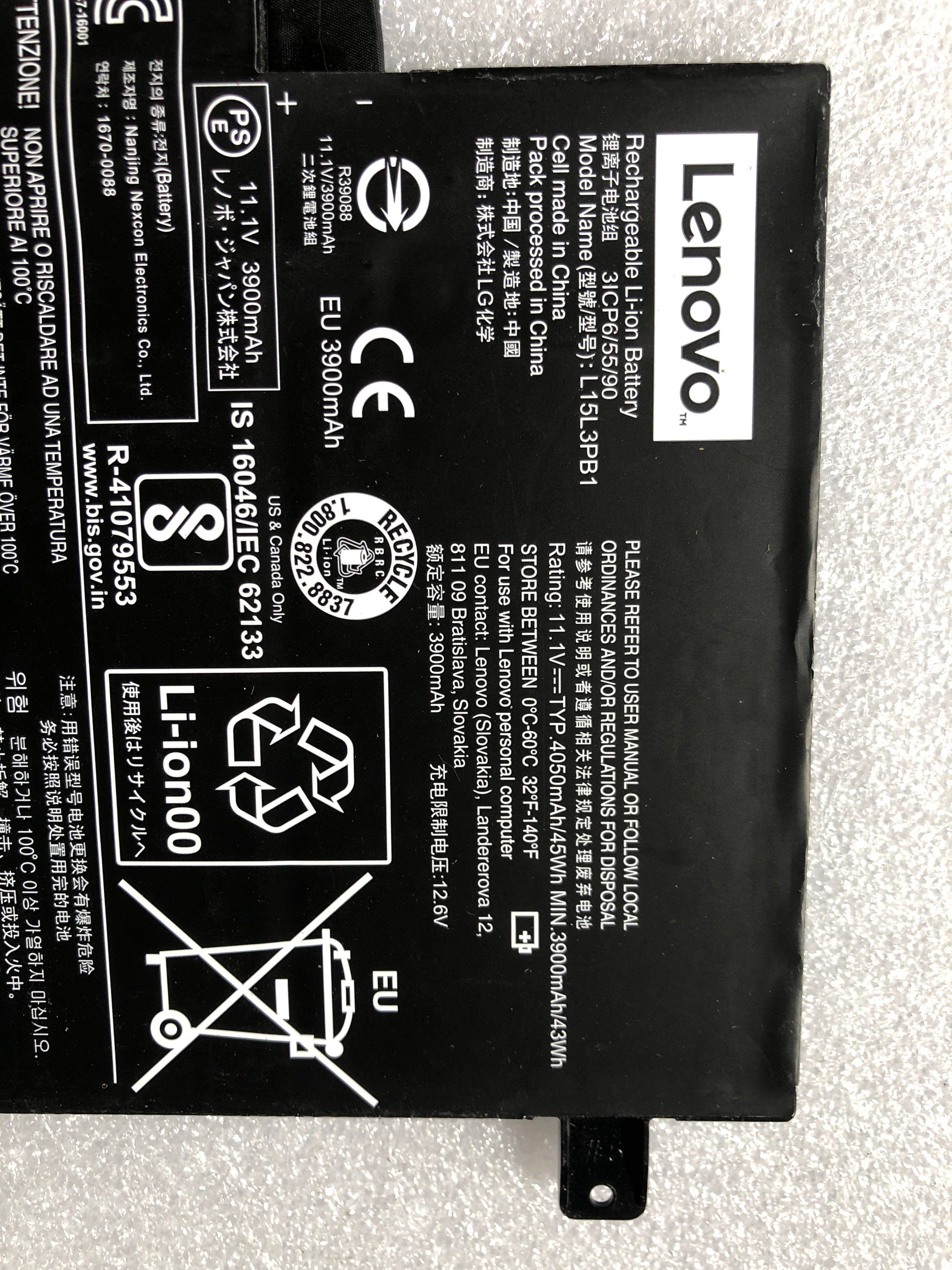 全新原装lenovoyogal15c3pb1l15m3pb0l15l3pb0笔记本电池笔记本电池