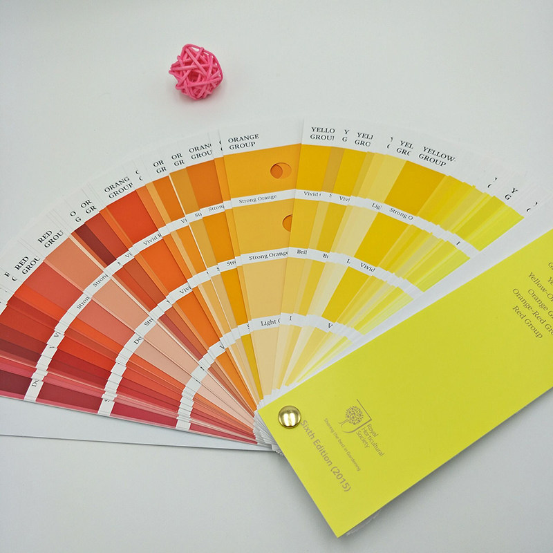 色卡现货英国园林协会rhs植物比色920色顺丰色卡