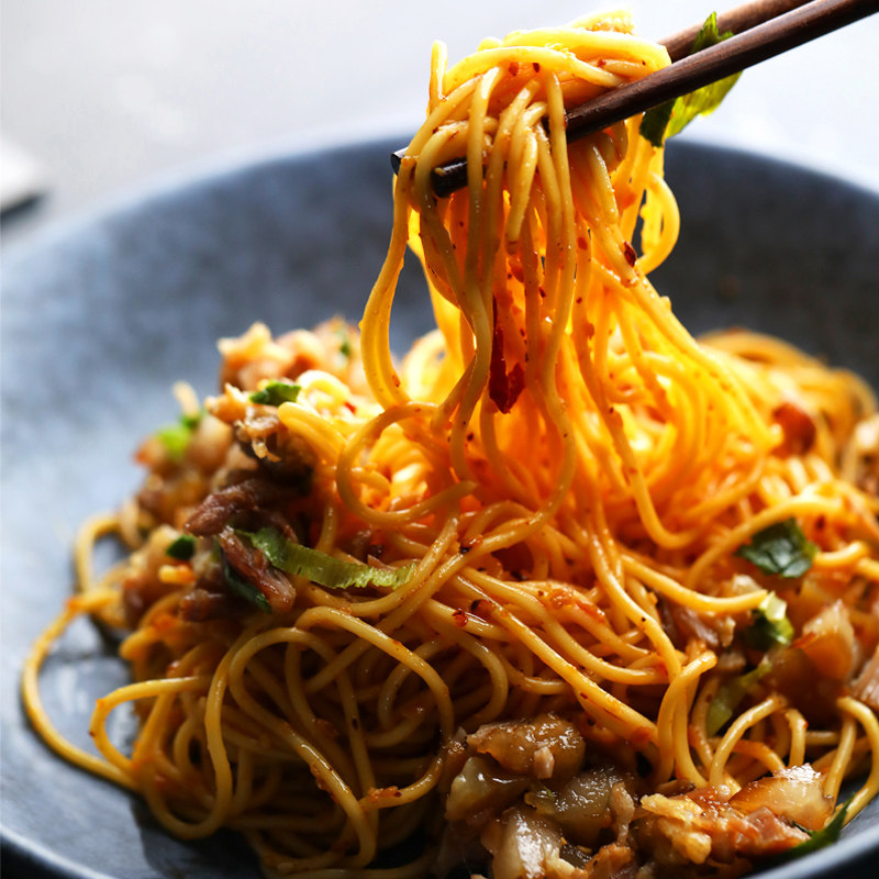 番尼台式卤肉拌面麻辣拌酱面条速食方便面油炸冲泡方便面