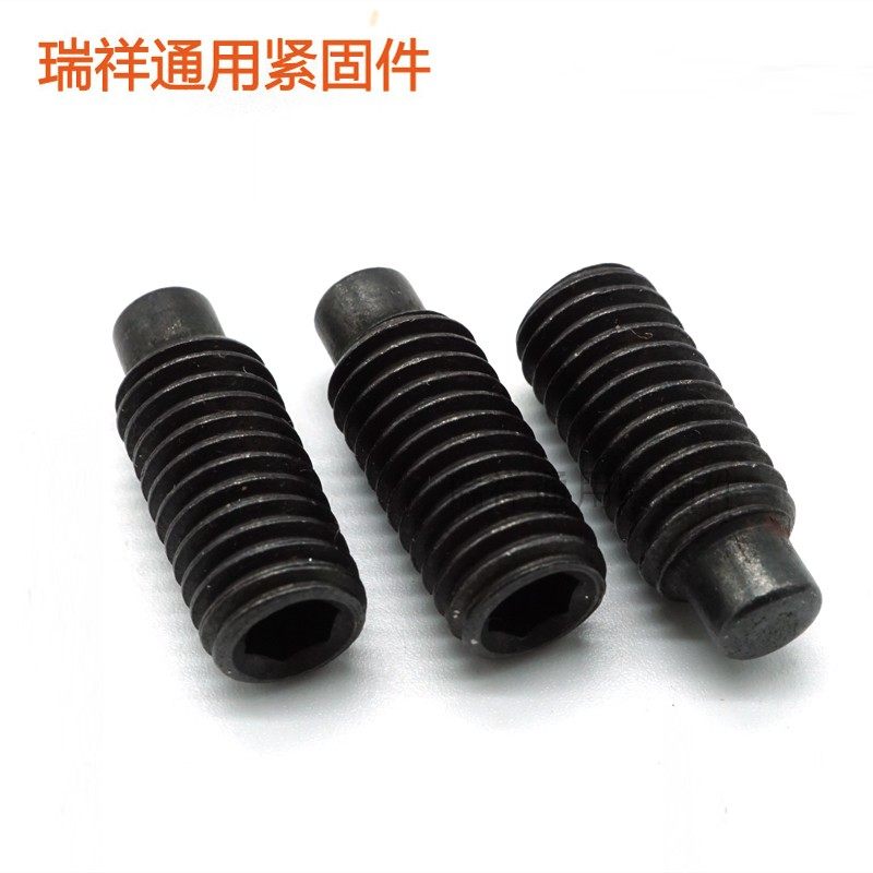 9级圆柱凸头紧定螺丝凸端机米无头m8螺钉