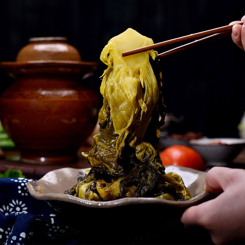 酸菜四川特产泡菜正宗老坛青菜400g5袋酸菜鱼腌制