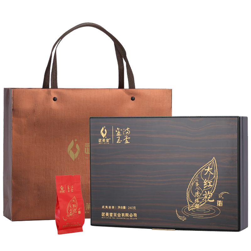 武夷金玉满堂特级大红红袍茶叶春茶茶礼盒装240g大红袍