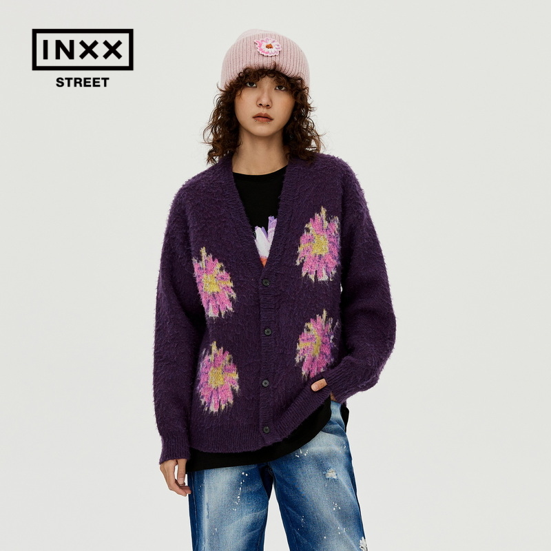 【inxxstreet】 My world系列秋冬新潮牌毛衣针织衫情侣男女同款