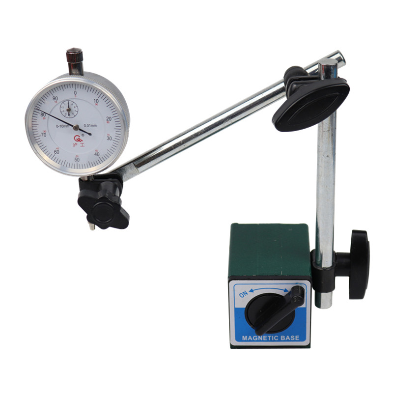 百分表表座磁性指示磁力套装010mm机械式表坐