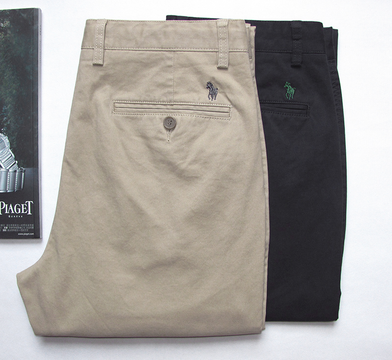 秋冬宽松大码男士休闲裤经典商务长裤弹力棉质感男装