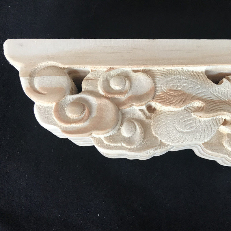 东阳木雕牛腿定制梁托中式玄关装饰门洞角花木雕