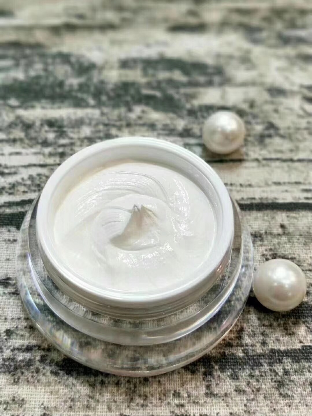 素颜神器手工人参玻尿酸珍珠膏提亮肤色缩毛孔去痘印包邮