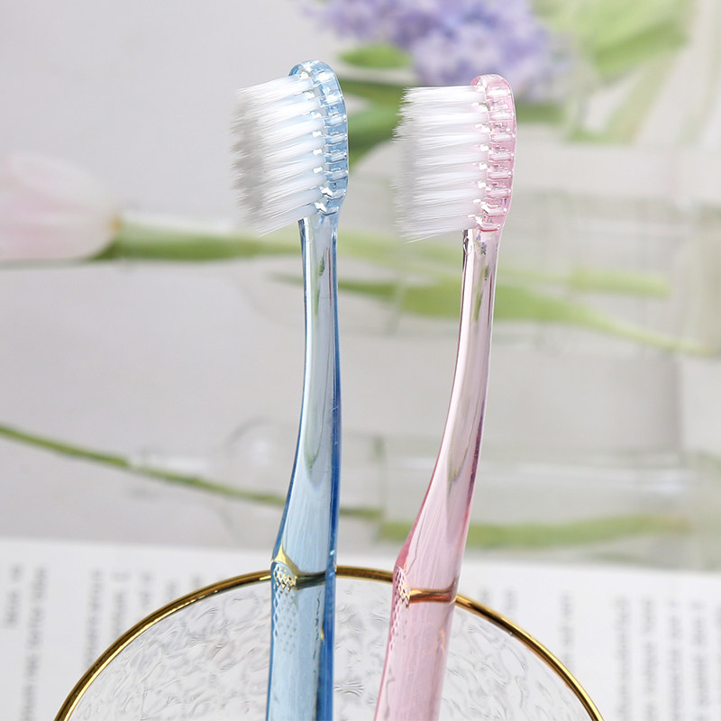 品缦水晶小头牙刷2只装2p060清洁手动软毛牙刷