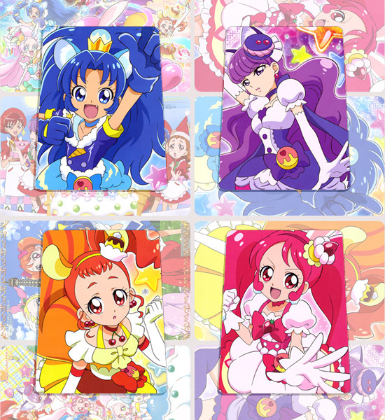 kirakira拥抱魔法使光之美少女动漫卡片20张人物角色书签收藏卡